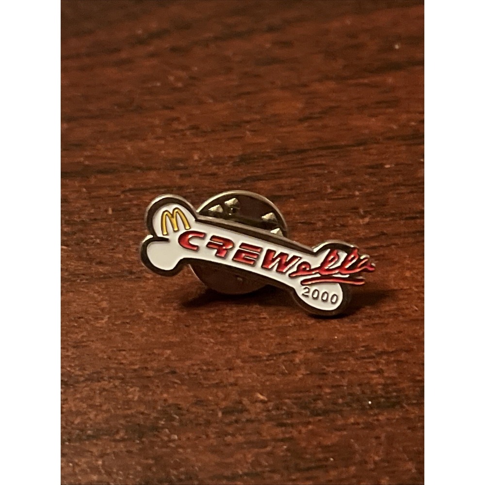 McDonald's 2000 Crewella Dog Bone 102 Dalmatians‎ Disney Employee Lapel Hat Pin